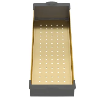 Коландер для кухонной мойки Reflexion Arno RX3014GD брашированное золото